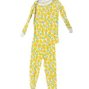 GUC Little Sleepies 2pc PJ Set Longsleeve pants: Lemons Size 2T